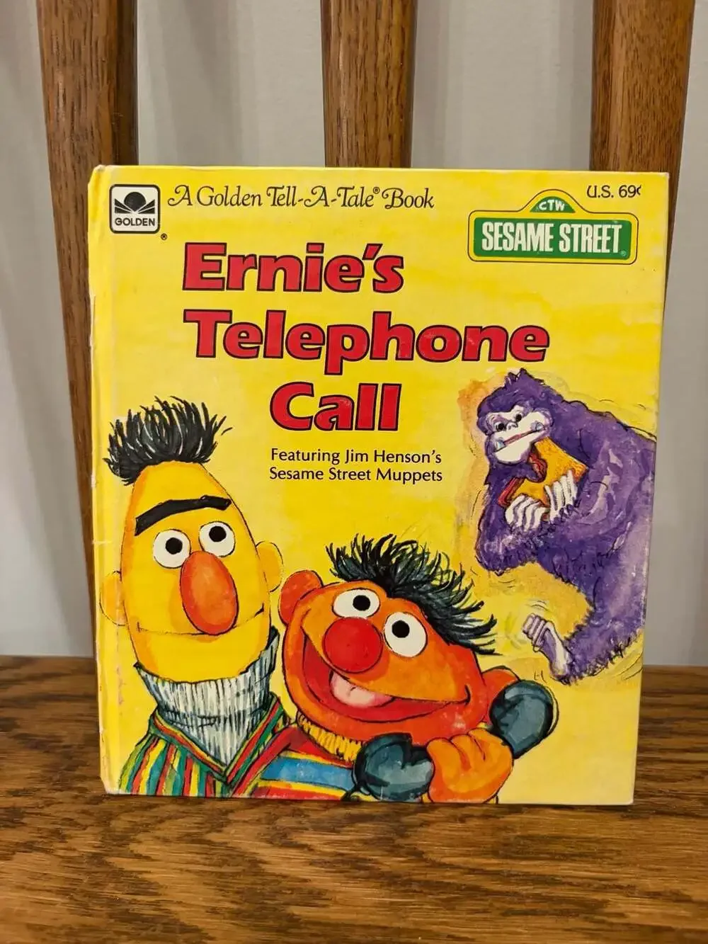 Ernies Telephone Call Sesame Street A Golden Tell-A-Tale Book